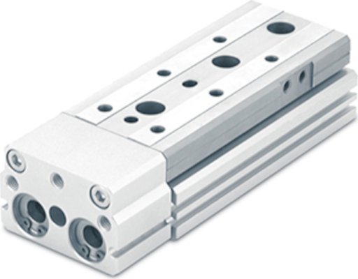 sMXQ, Pneumatyczny stol przesuwny, z prowadnica z kulkami w obiegu